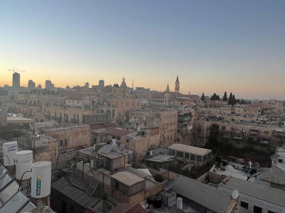 Very Nice Apartment With View Of All The Old City Jerusalem Exteriör bild