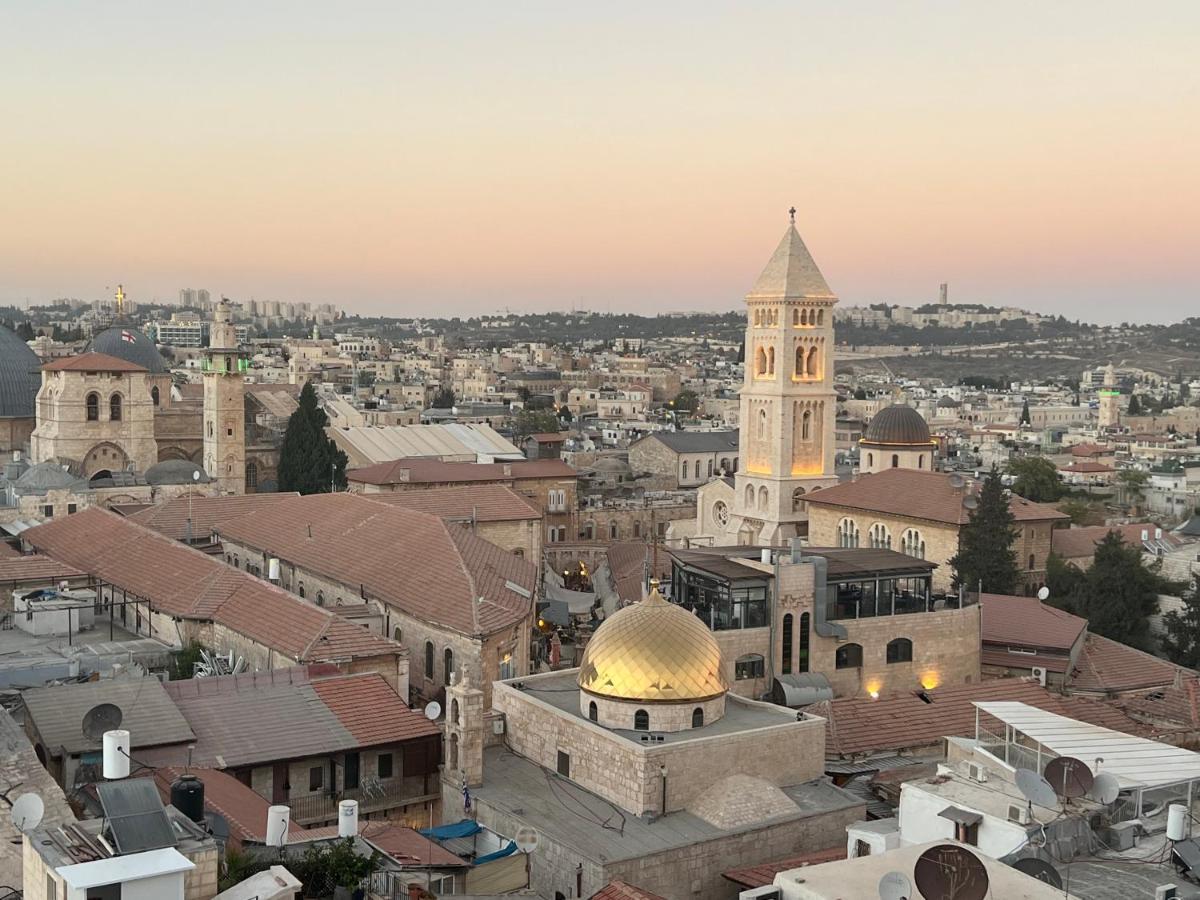 Very Nice Apartment With View Of All The Old City Jerusalem Exteriör bild